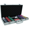 300 Ct Standard Breakout Scroll Poker Chip Set Aluminum Case