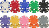 200 Ct - Pre-Packaged - Striped Dice 11.5 G - Carousel