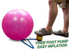 75cm Purple Exercise Ball with Foot Pump