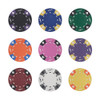 Roll of 25 - White - Ace King Suited 14 Gram Poker Chips