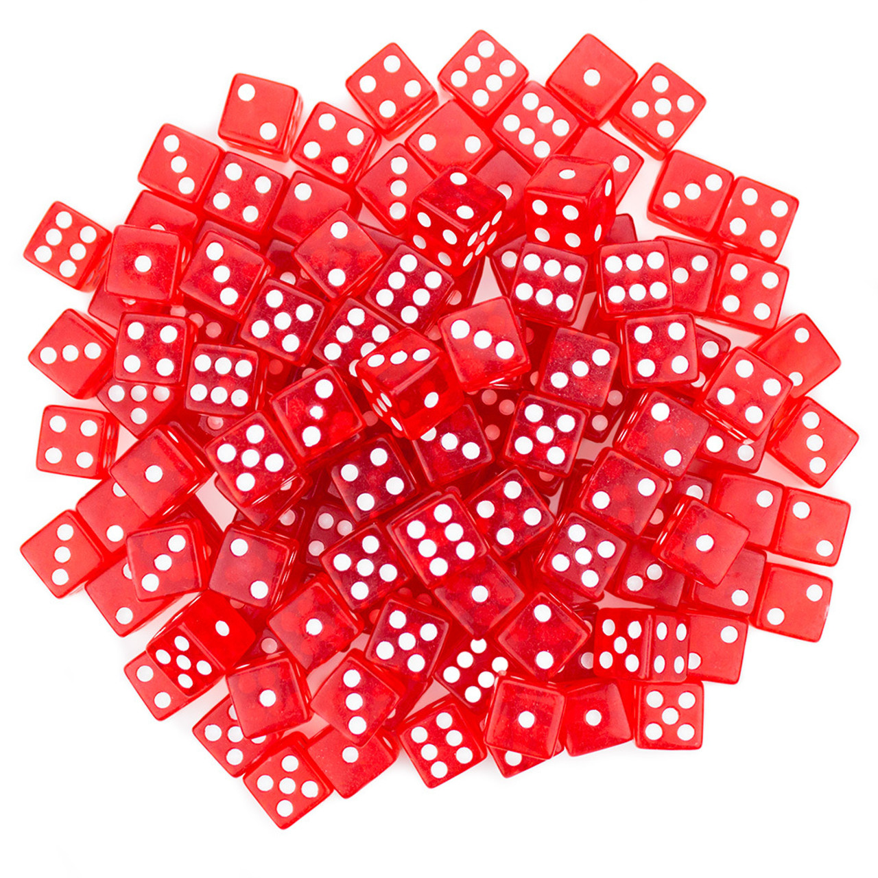 Multi-Color Translucent Dice Beads