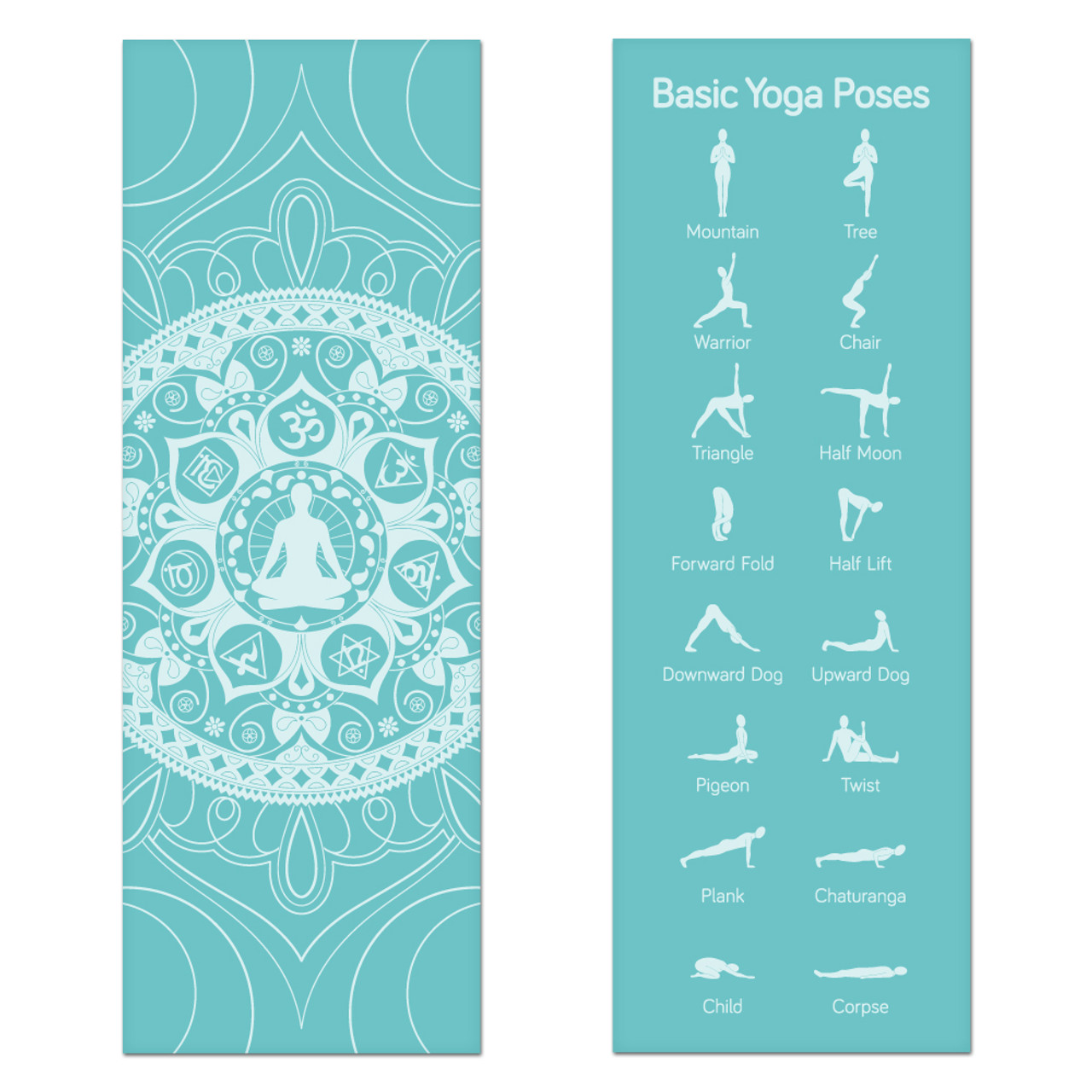 printed yoga mat