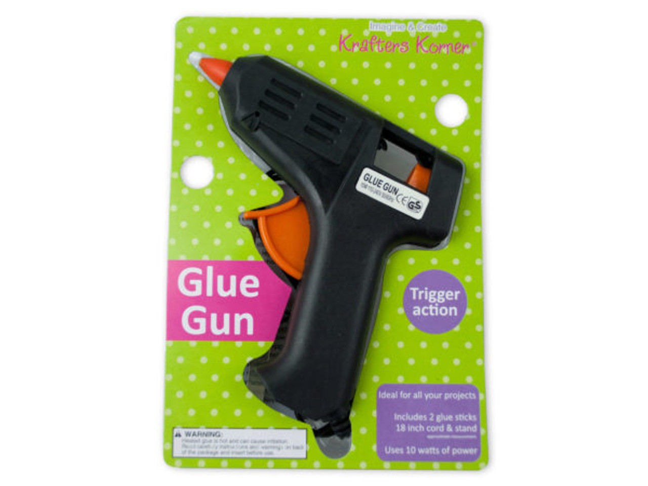 ochtendgloren ondernemer Samenhangend Trigger Action Hot Glue Gun With Glue Sticks (pack of 24) - Hobby Monsters