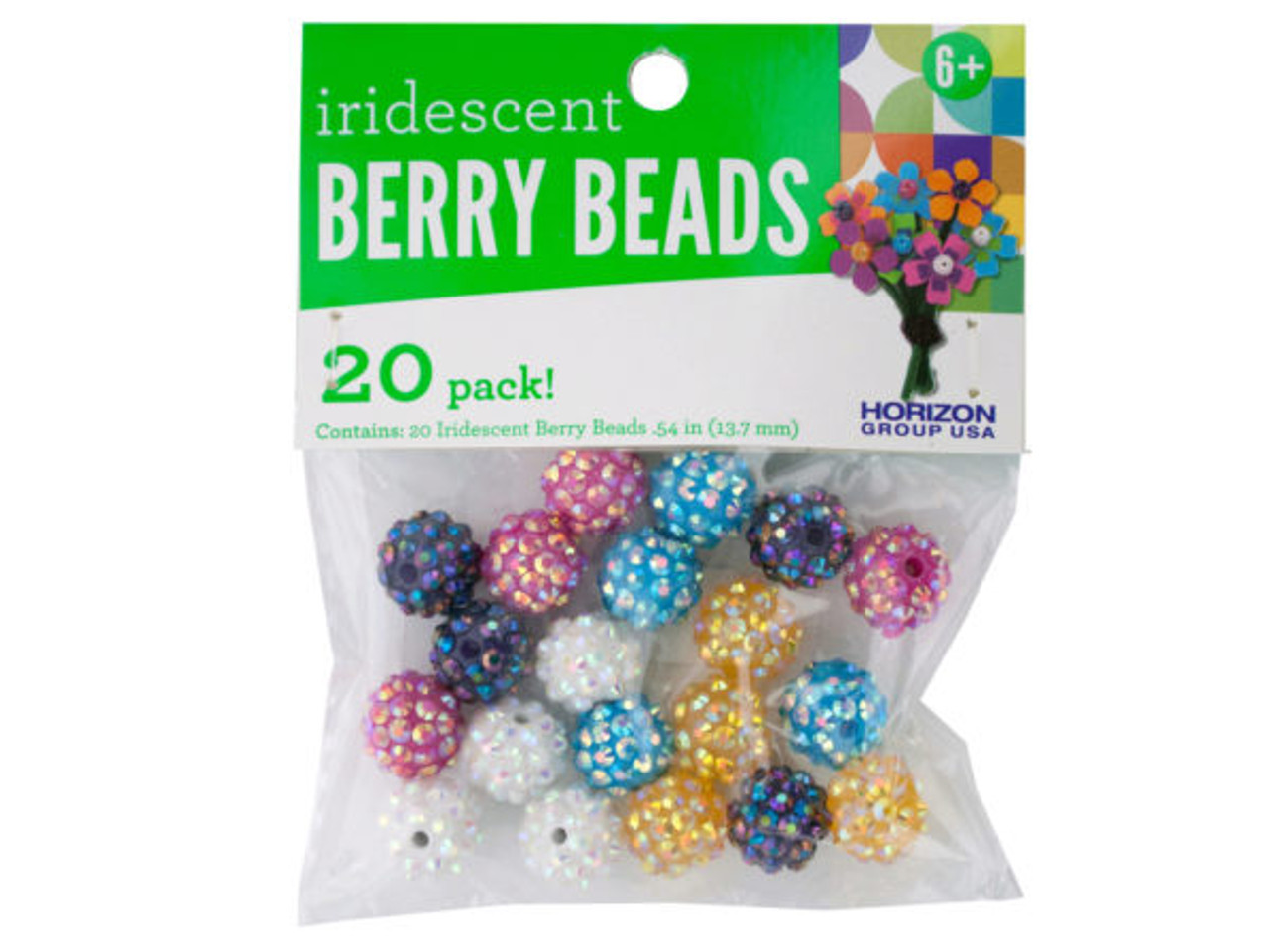 Iridescent Berry Beads (pack of 24) - Hobby Monsters