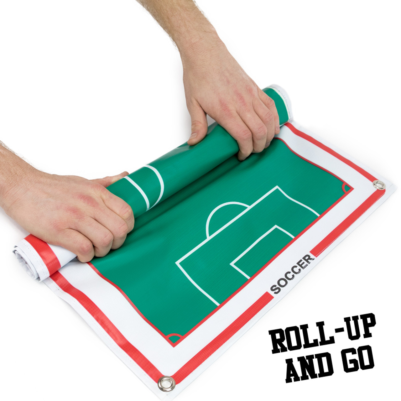 Magnetic Roll-up Clipboard, Soccer - Hobby Monsters