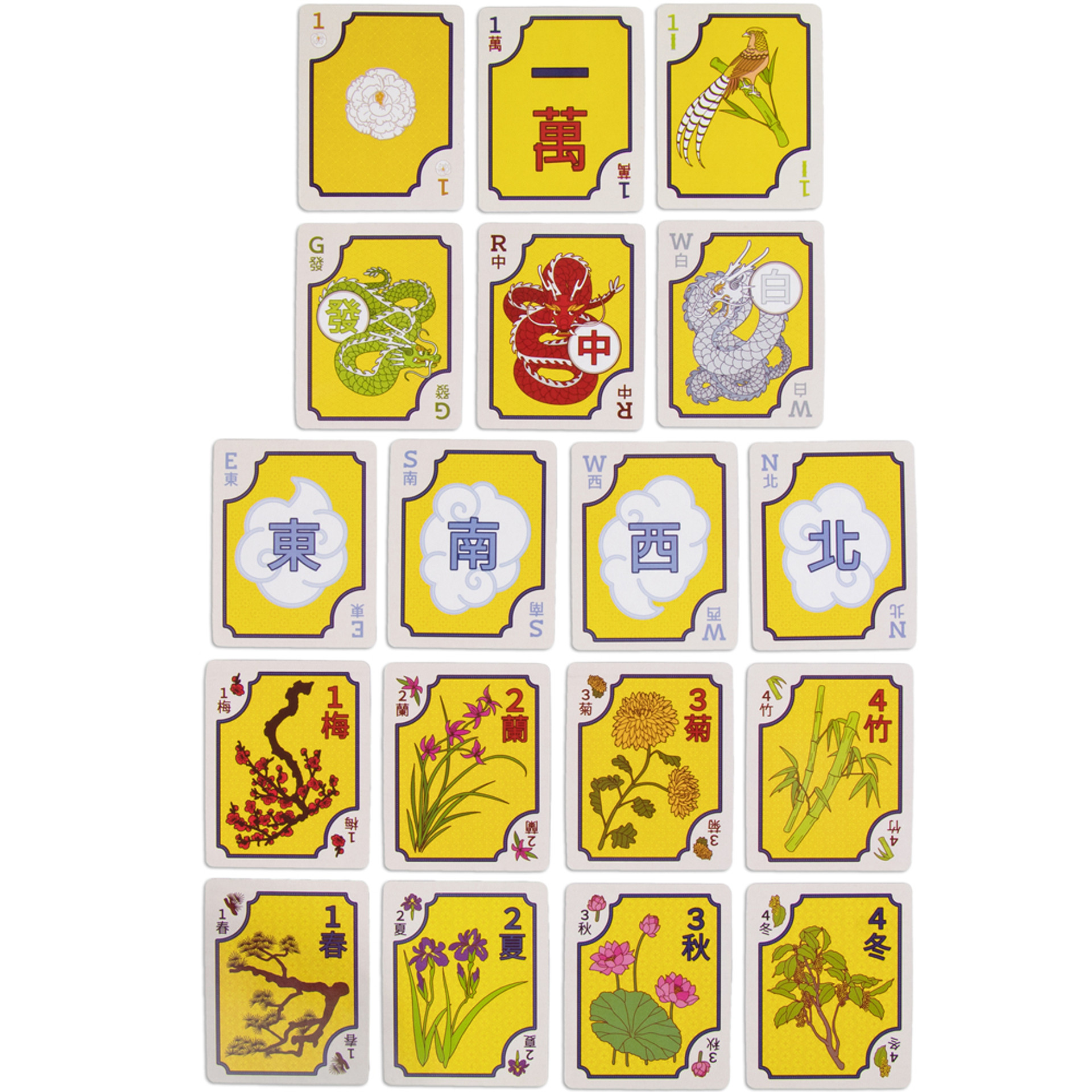 American Mahjong Playing Cards Hobby Monsters