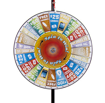 36" Prize Pocket Wheel with Stand