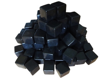 16mm Blank Black Dice