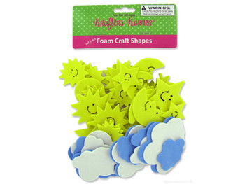 Sky Foam Craft Shapes (pack of 12)