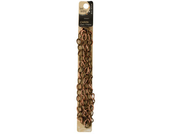 Metal Madness Gold &amp; Copper Double Link Chain (pack of 24)