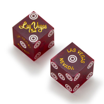 Pair (2) of Official 19mm Dice Used at the Las Vegas Casino