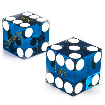 2 of 19mm Dice Used at the Palace Station Casino Pair