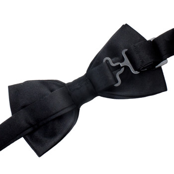 Pre-tied Adjustable Bowtie, Black