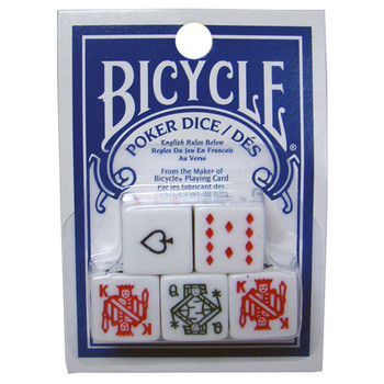 Bicycle Poker Dice Pack - 5 Dice