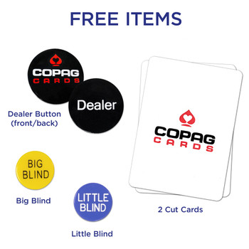 Copag Dealer Kit - 1546 Red/BluePoker Regular