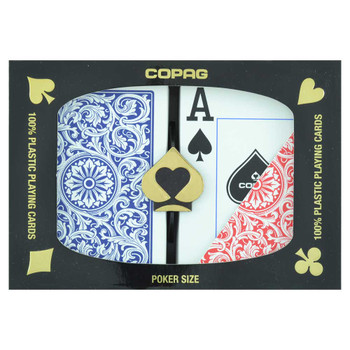 Copag 1546 Poker Red/Blue Jumbo