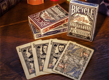 Bicycle US Presidents, 6 Decks Red/Blue