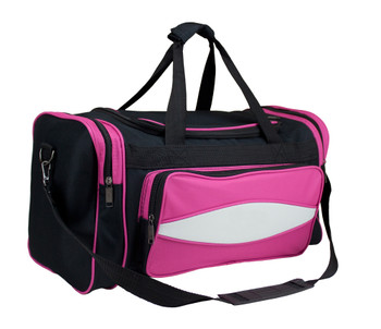 20 Inch Pink 600HD Tuff Cloth Canvas Duffel Bag