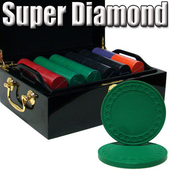 Standard Breakout 500 Ct Super Diamond Chip Set - Mahogany
