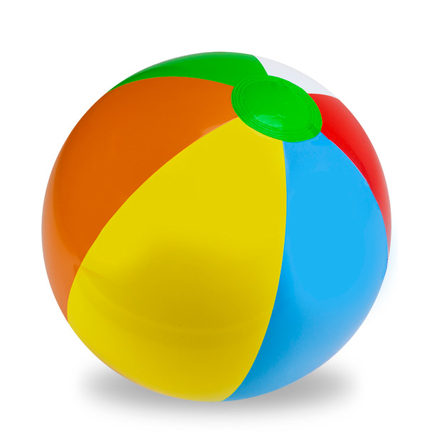 24" Six-Color Beach Ball