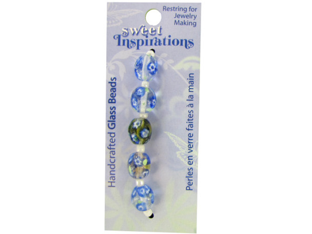 Monet&#039;s Garden Glass Beads (pack of 30)