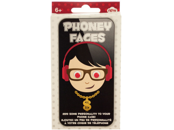 Phoney Faces Phone Stickers (pack of 24)