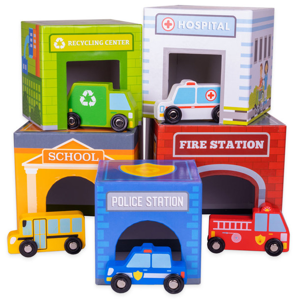 Little City Match 'n Stack Nesting Blocks