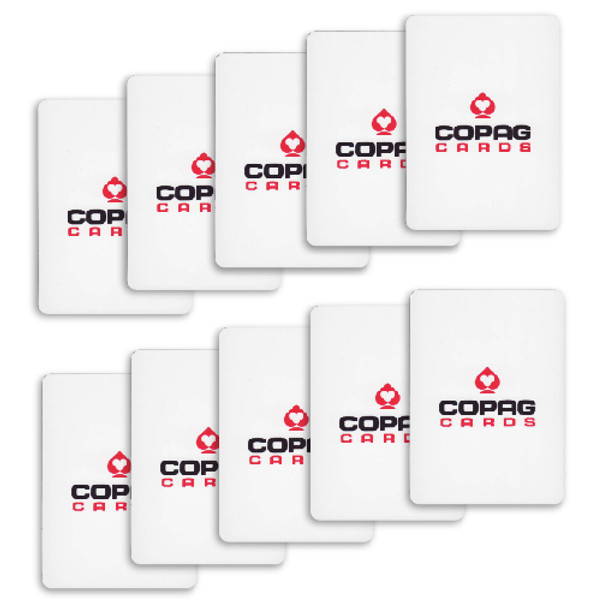 Set of 10 Copag Poker Size Cut Cards