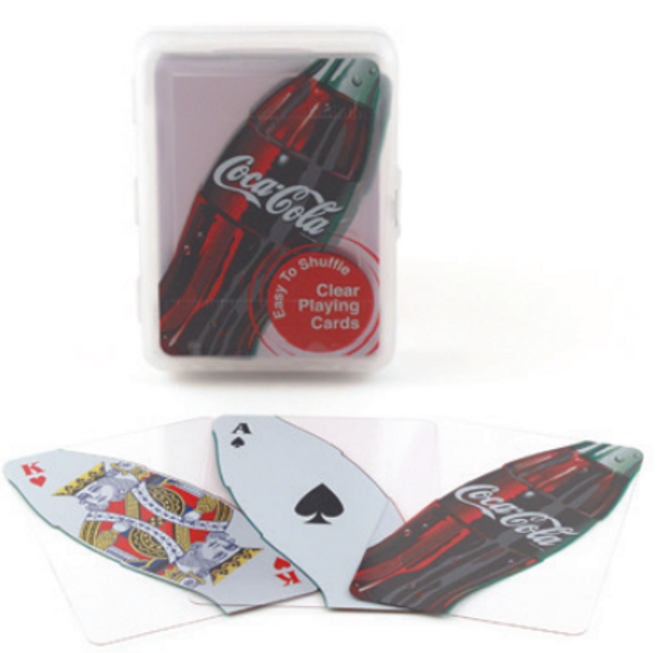 Bicycle Coke, Clear Plastic, 6 Decks