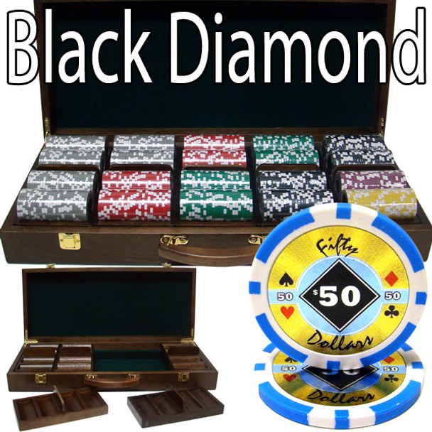 500 Ct - Pre-Packaged - Black Diamond 14 G - Walnut Case