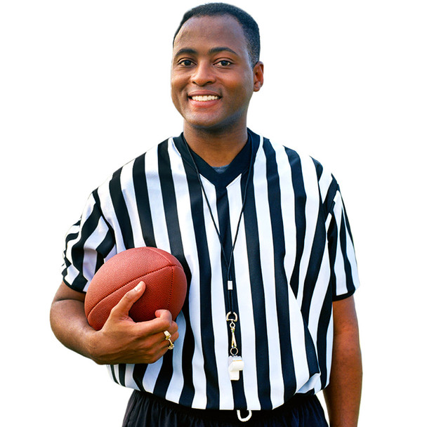 Men's V-neck Referee Jersey, large