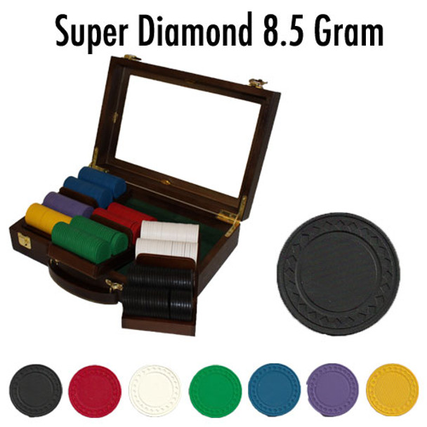 Standard Breakout 300 Ct Super Diamond Chip Set - Walnut