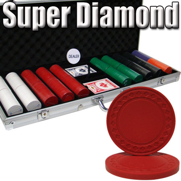 Standard Breakout 500 Ct Super Diamond Chip Set - Aluminum