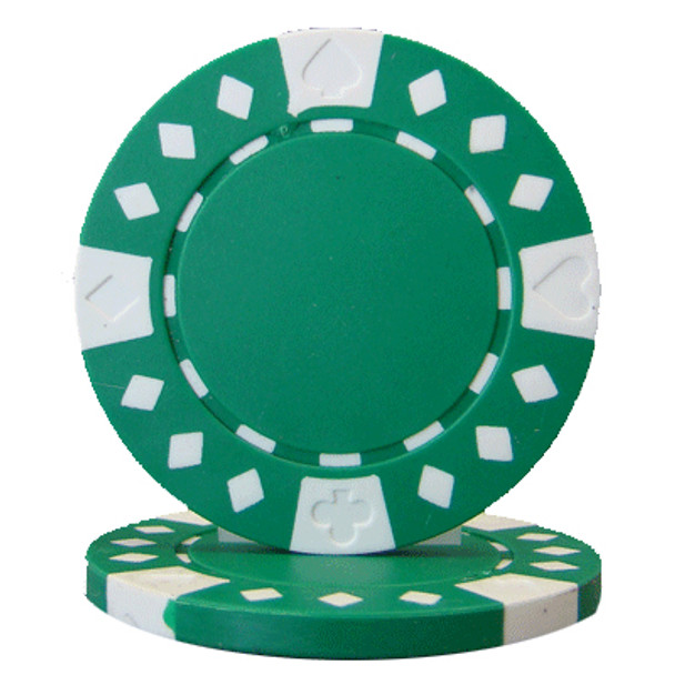 Roll of 25 - Diamond Suited 12.5 gram - Green