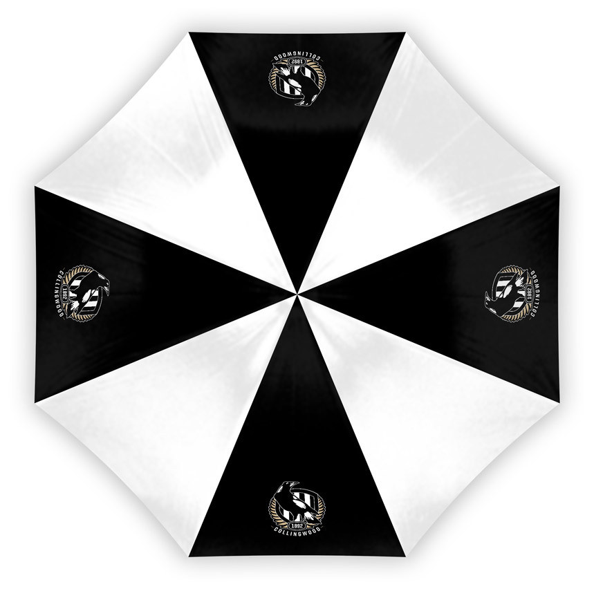 Collingwood Compact Umbrella | Official Collingwood FC Merchandise