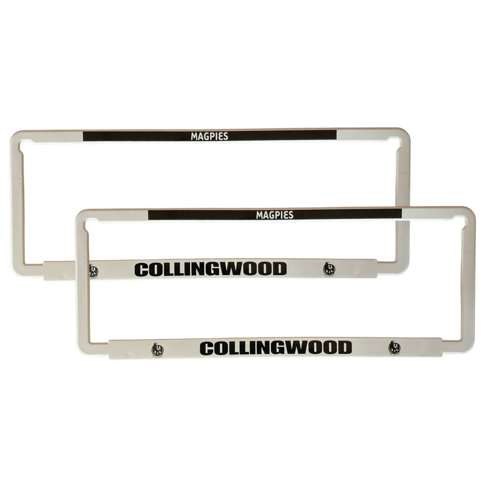 Collingwood Number Plate Frame | Official Collingwood FC Merchandise