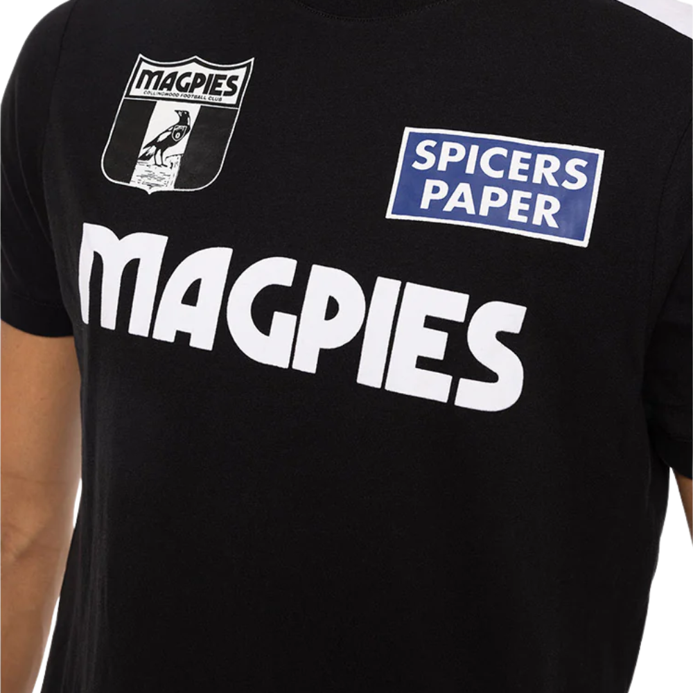 Collingwood Mens Throwback Tee | Official Collingwood FC Merchandise