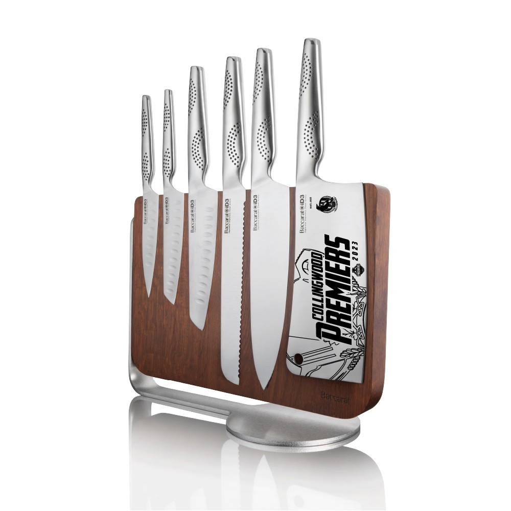 Collingwood 2023 Premiers Baccarat iD3 Nakano Knife Block 7 piece