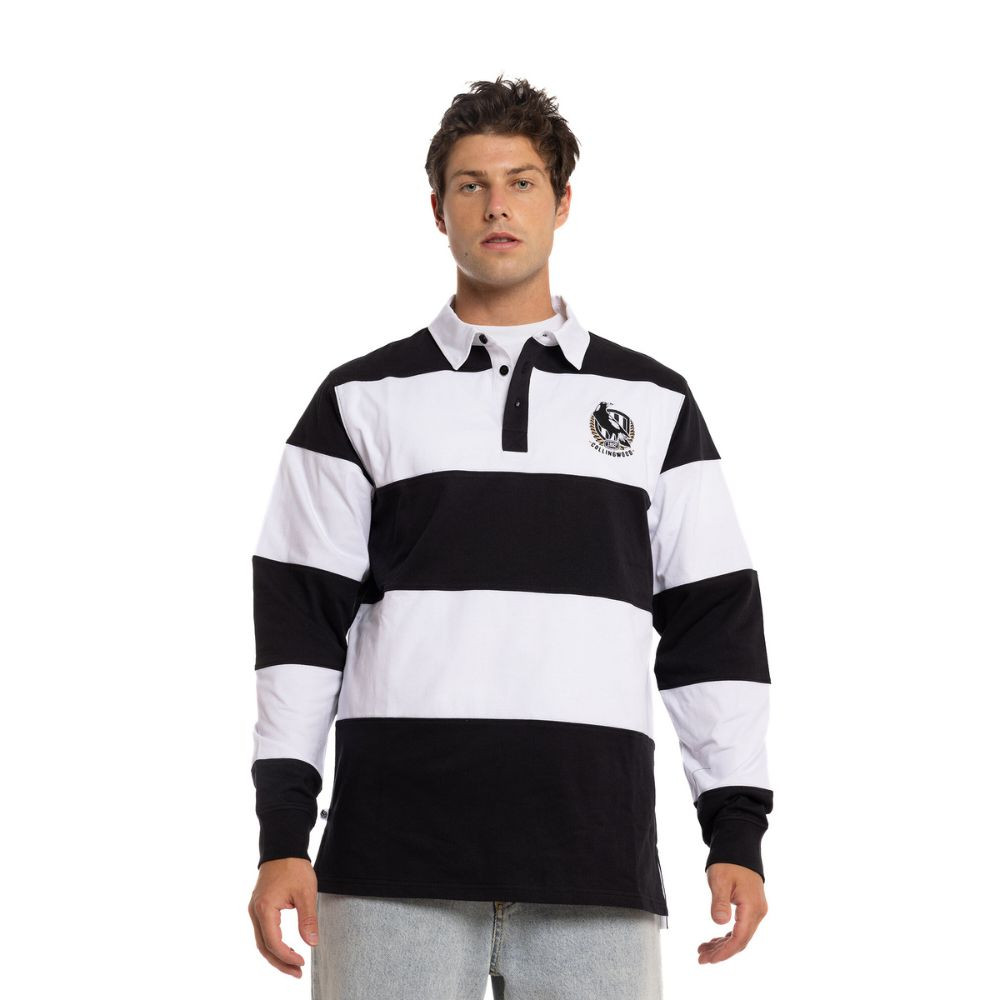 Collingwood 2024 NAR Mens Supporter Rugby Top | Official Collingwood FC Merchandise