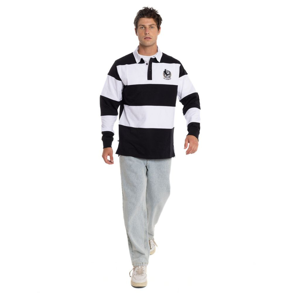 Collingwood 2024 NAR Mens Supporter Rugby Top | Official Collingwood FC Merchandise