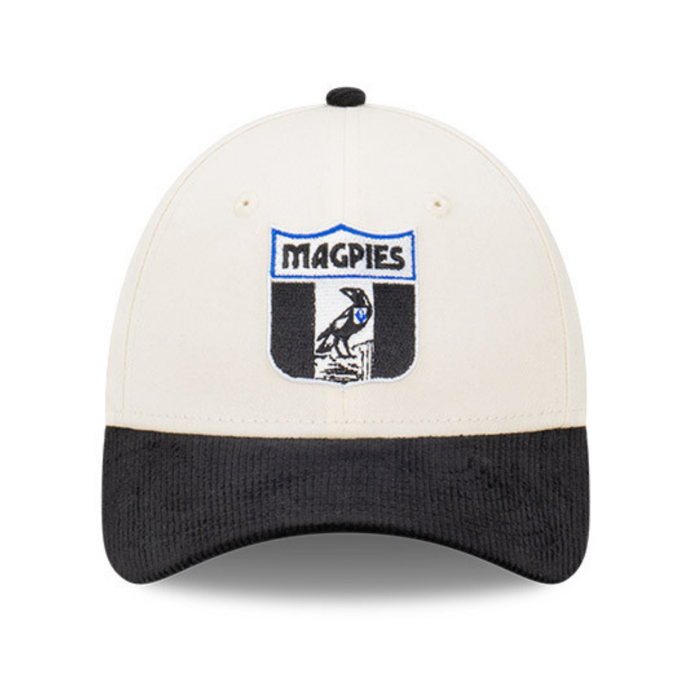 Collingwood 2024 New Era Youths Retro 2-Tone Cord 9Forty CS Cap | Official Collingwood FC Merchandise