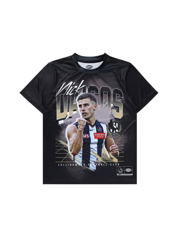 Collingwood Youth Nick Daicos Player Tee | Official Collingwood FC Merchandise