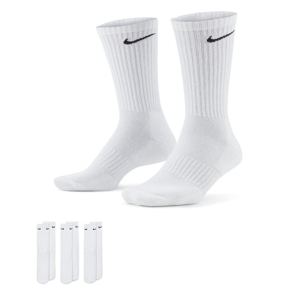 nike black cushioned crew socks