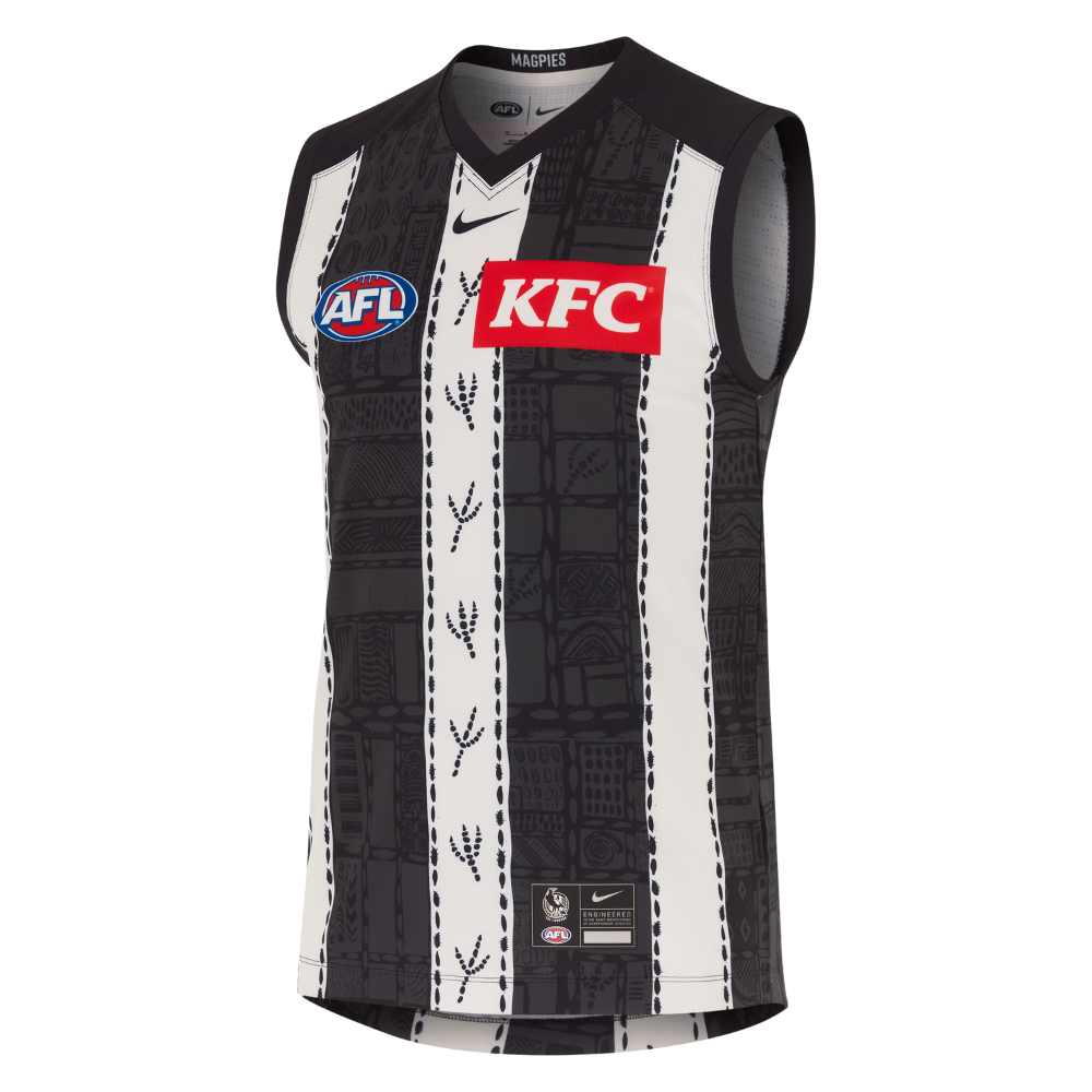 Collingwood 2025 Nike Adults Indigenous Guernsey | Official Collingwood FC Merchandise