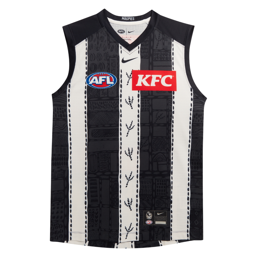Collingwood 2025 Nike Adults Indigenous Guernsey | Official Collingwood FC Merchandise