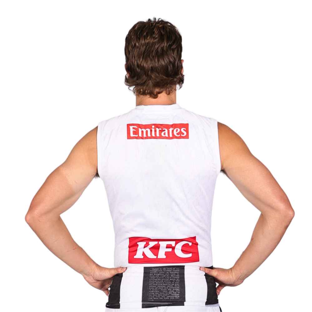 Collingwood 2025 Nike Adults ANZAC Guernsey - Rear View