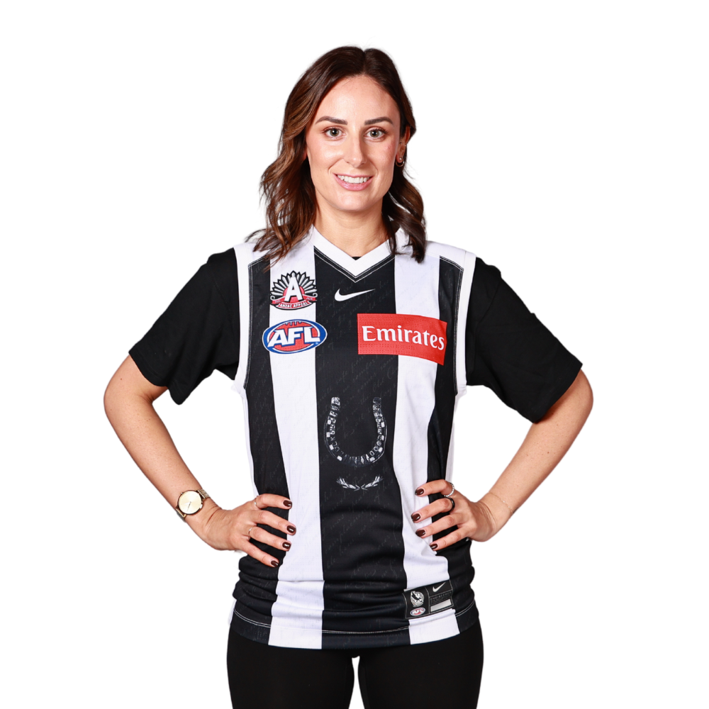 Collingwood 2025 Nike Adults ANZAC Guernsey - as worn by a female