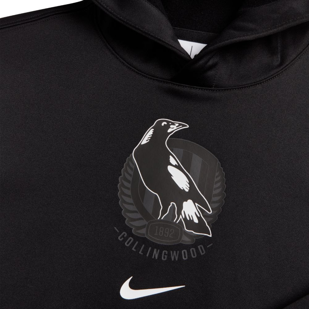 Collingwood 2025 Nike Youth Graphic Hood | Official Collingwood FC Merchandise