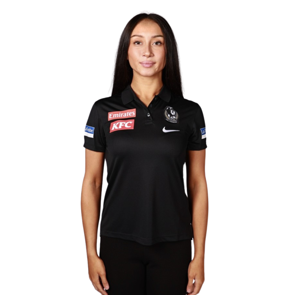 Collingwood 2025 Nike Womens Team Polo | Official Collingwood FC Merchandise