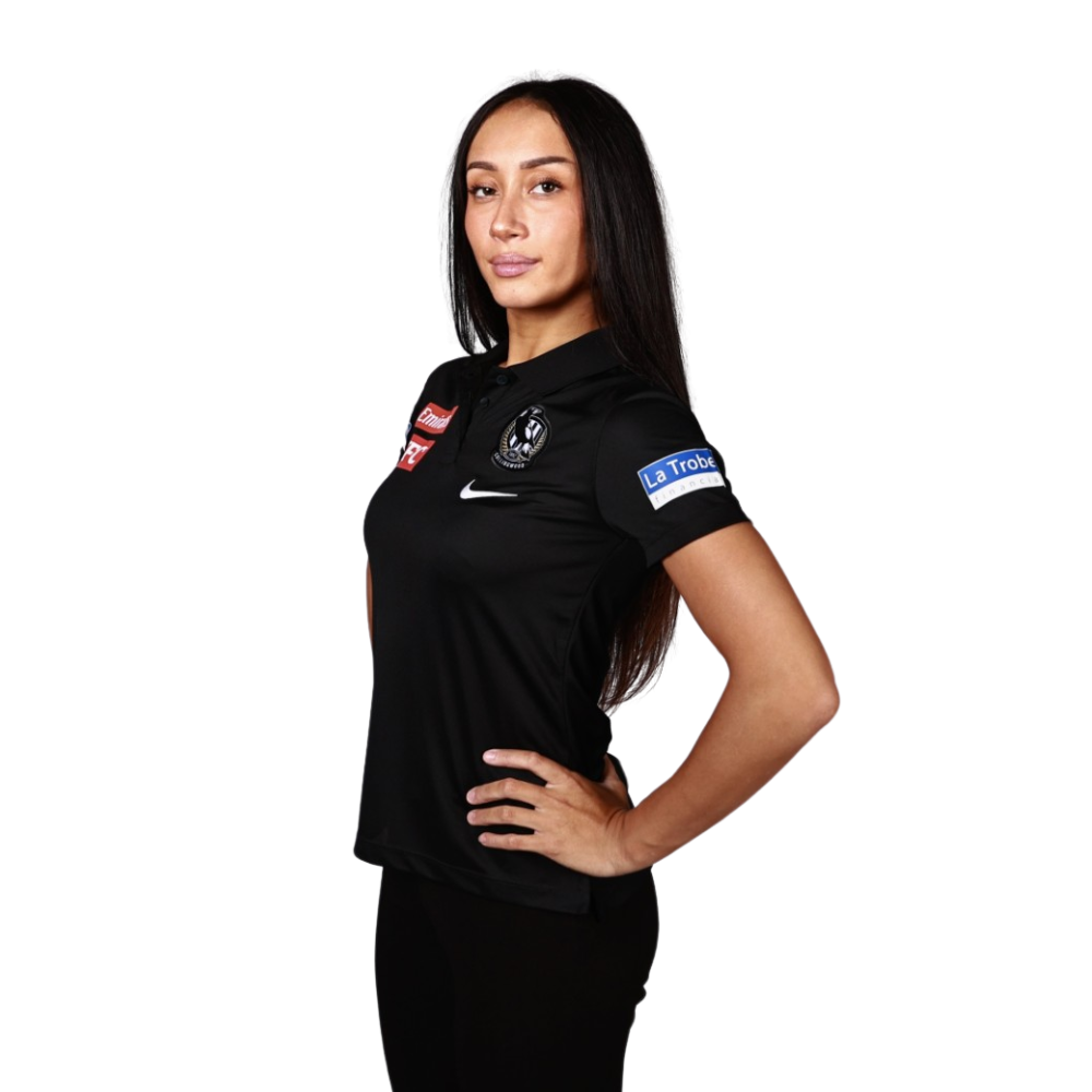 Collingwood 2025 Nike Womens Team Polo | Official Collingwood FC Merchandise